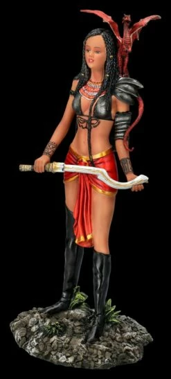 Kriegerin Mit Drache - Adaeze By Nene Thomas -FIGUREN Verkäufe 2D FS26788 Kriegerin Figur mit Drache Adaeze by Nene Thomas 6 1280x1280