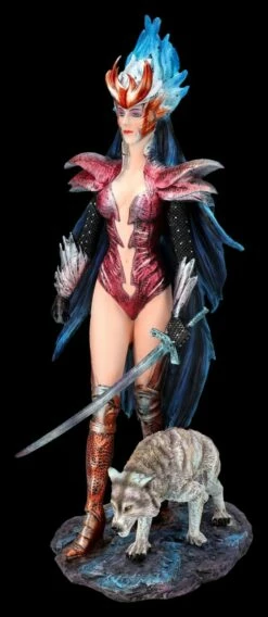 Kriegerin Figur Mit Wolf - Fire Of Ring By Ruth Thompson 12 Kriegerin Figur Mit Wolf - Fire Of Ring By Ruth Thompson -FIGUREN Verkäufe 2D FS26789 Kriegerin Figur mit Wolf Fire of Ring by Ruth Tompson 9 1280x1280