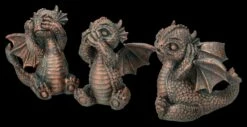 Drachen Figuren Bronzefarben - Nichts Böses -FIGUREN Verkäufe 2D FS26791 Drachen Figuren bronzefarben Nichts Boses 3 1280x1280