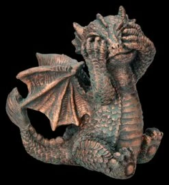 Drachen Figuren Bronzefarben - Nichts Böses -FIGUREN Verkäufe 2D FS26791 Drachen Figuren bronzefarben Nichts Boses 5 1280x1280
