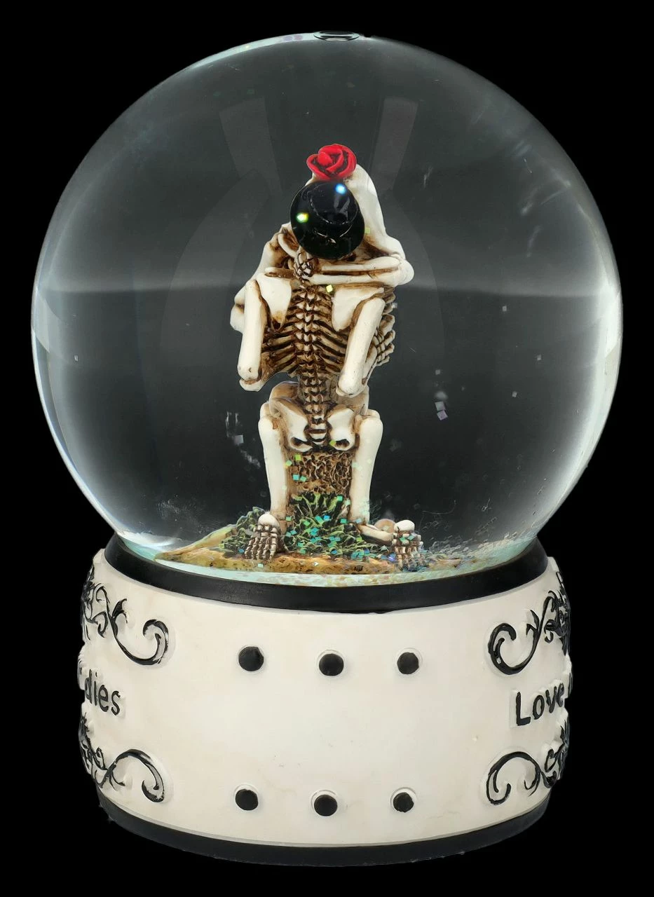 Schneekugel Küssende Skelette - Love Never Dies 8 Schneekugel Küssende Skelette - Love Never Dies – Bild 6