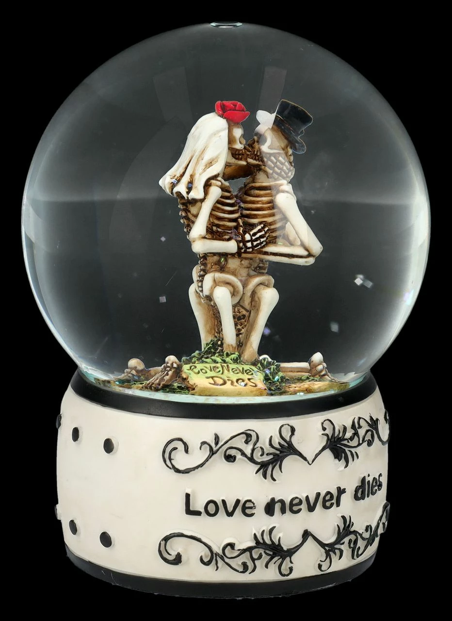 Schneekugel Küssende Skelette - Love Never Dies 5 Schneekugel Küssende Skelette - Love Never Dies – Bild 3
