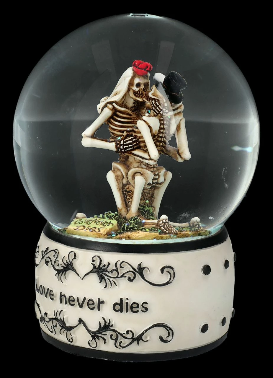 Schneekugel Küssende Skelette - Love Never Dies 9 Schneekugel Küssende Skelette - Love Never Dies – Bild 7
