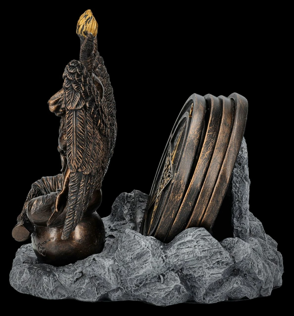 Baphomet Figur Mit Untersetzern 9 Baphomet Figur Mit Untersetzern – Bild 7