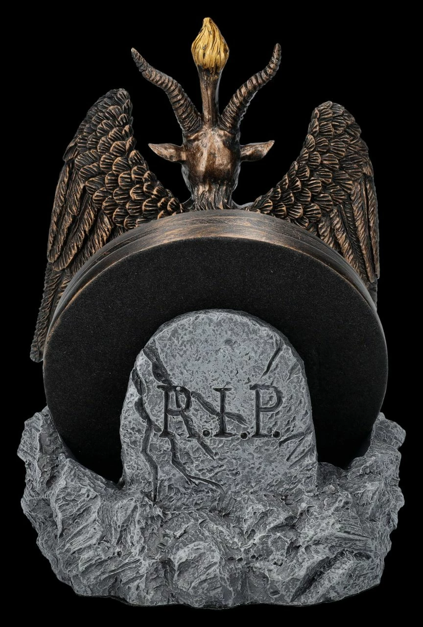 Baphomet Figur Mit Untersetzern 8 Baphomet Figur Mit Untersetzern – Bild 6