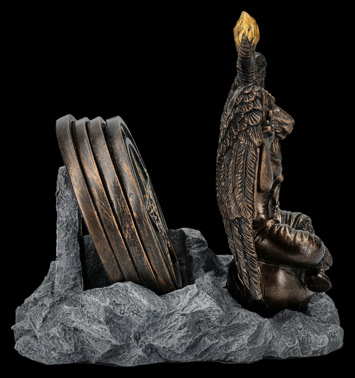 Baphomet Figur Mit Untersetzern 7 Baphomet Figur Mit Untersetzern – Bild 5