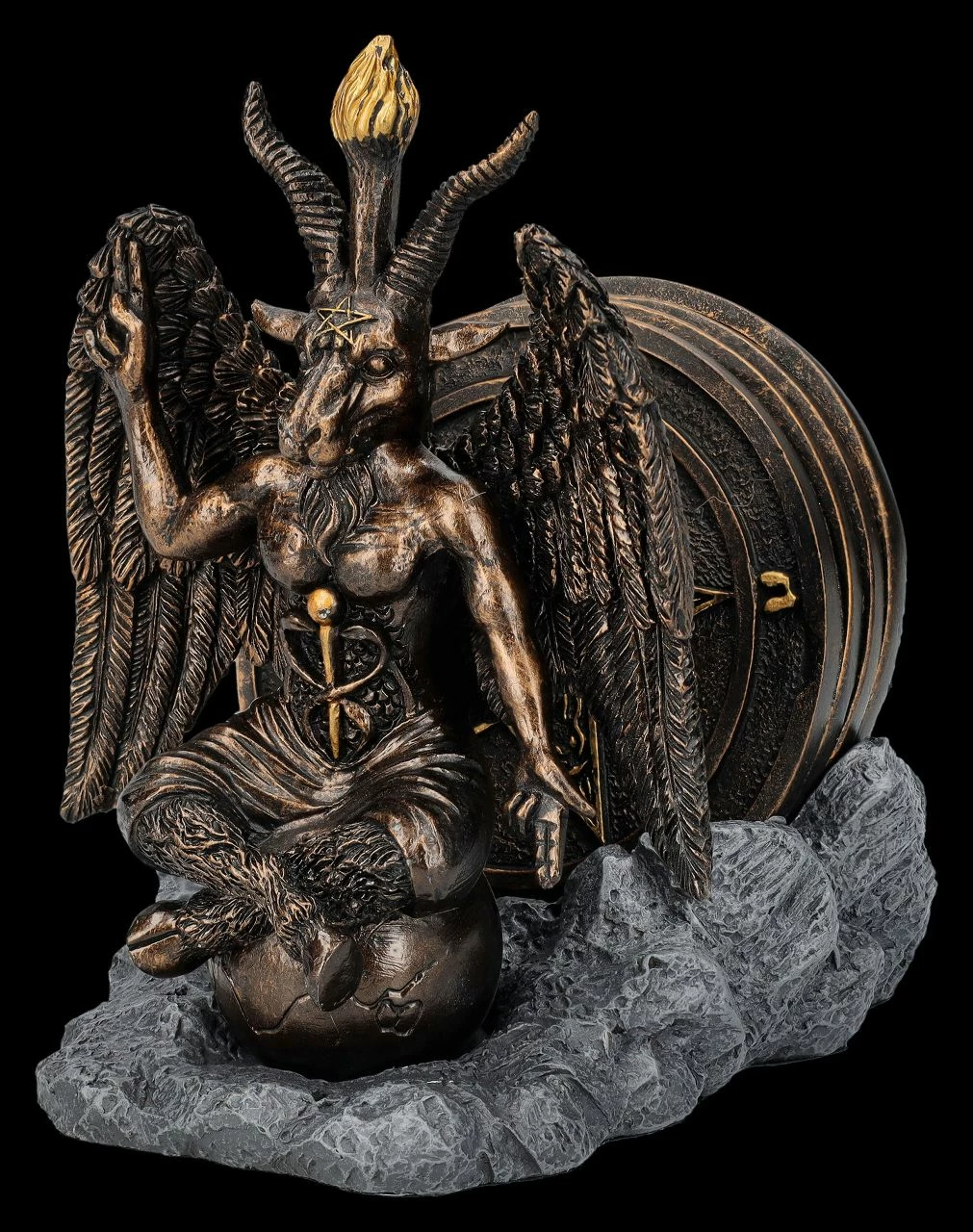 Baphomet Figur Mit Untersetzern 10 Baphomet Figur Mit Untersetzern – Bild 8