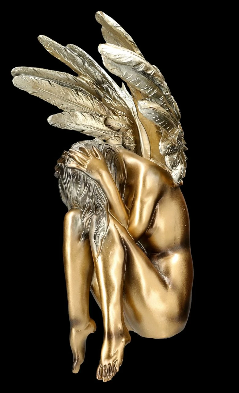 Engelfigur Als Kantenhocker - Angel Of Sadness 5 Engelfigur Als Kantenhocker - Angel Of Sadness – Bild 3
