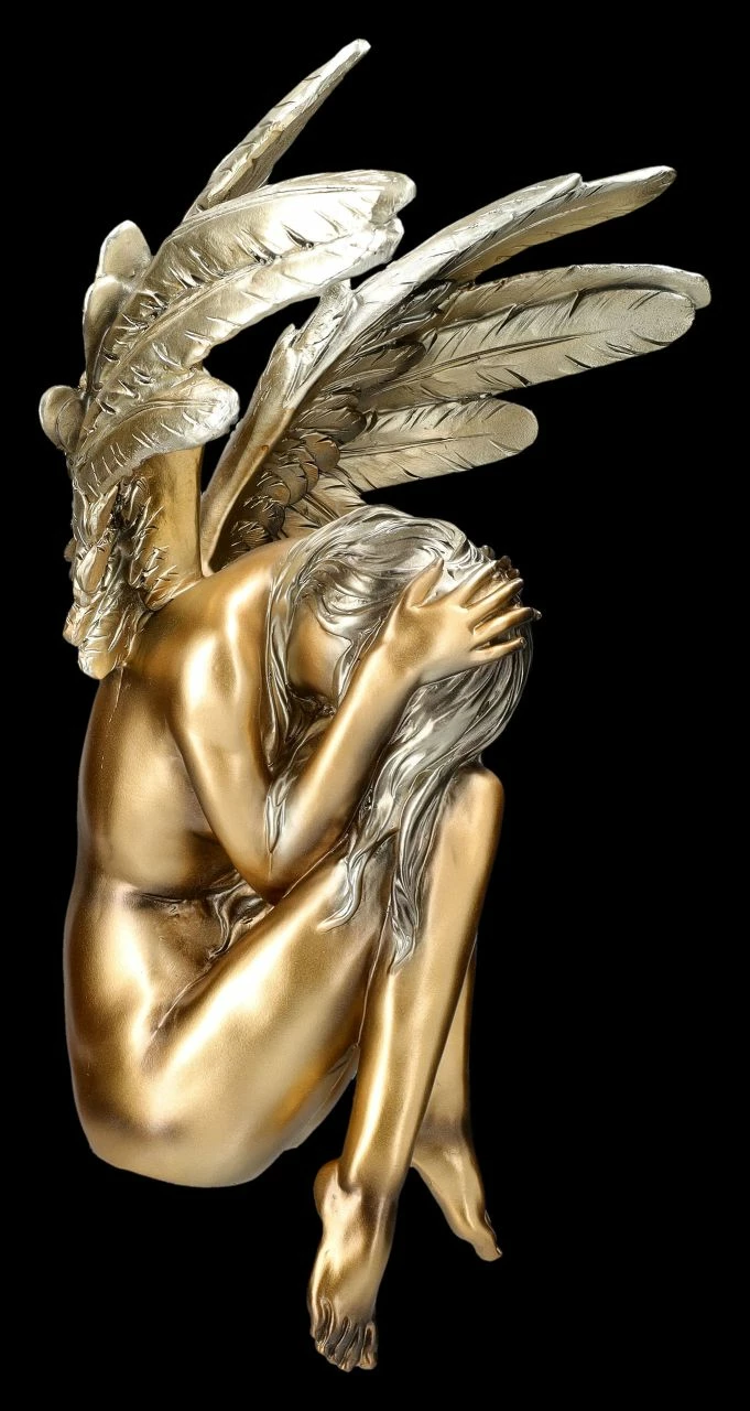 Engelfigur Als Kantenhocker - Angel Of Sadness 6 Engelfigur Als Kantenhocker - Angel Of Sadness – Bild 4
