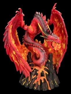 Drachen Figur - Feuerdrache Asher