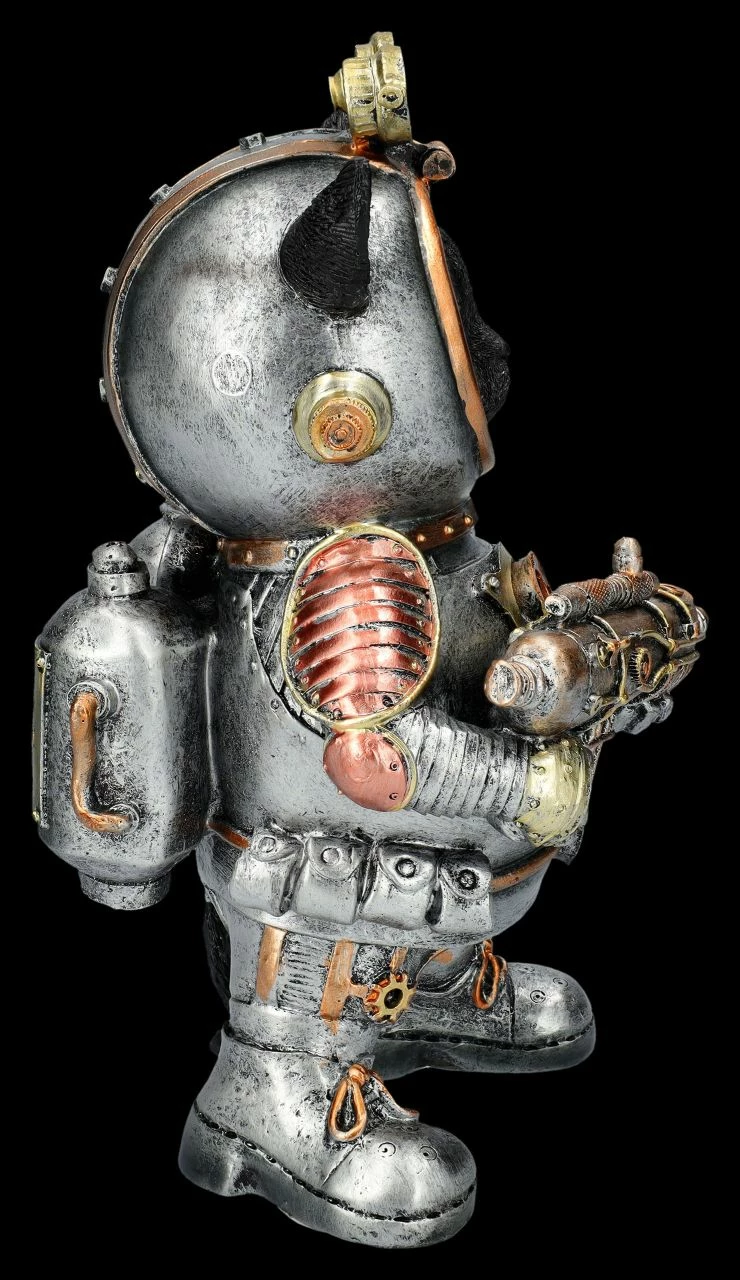 Katzen Figur Im Steampunk Raumanzug - Cat-tack 7 Katzen Figur Im Steampunk Raumanzug - Cat-tack – Bild 5