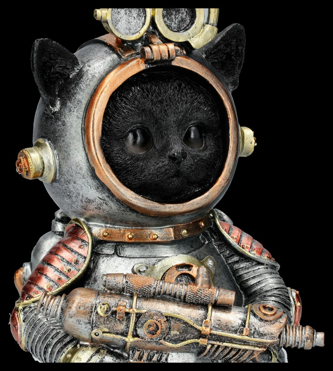 Katzen Figur Im Steampunk Raumanzug - Cat-tack 9 Katzen Figur Im Steampunk Raumanzug - Cat-tack – Bild 7