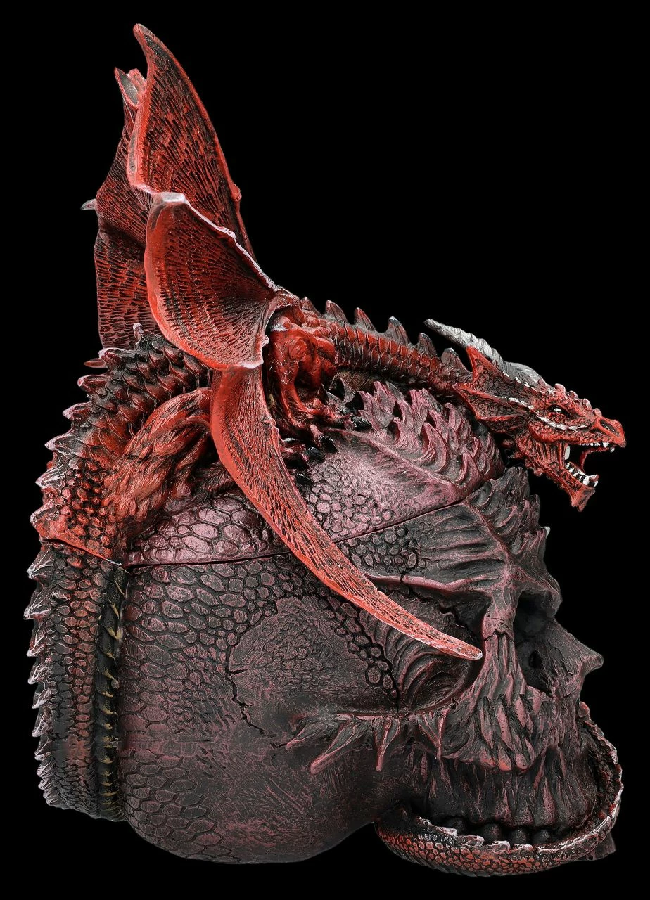 Spiral Drache & Totenkopf Schatulle - Serpent Infection 8 Spiral Drache & Totenkopf Schatulle - Serpent Infection – Bild 6