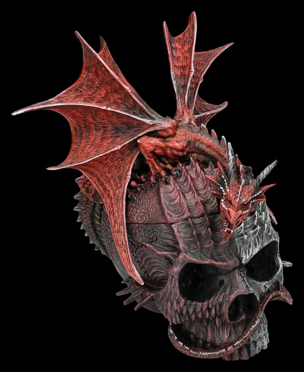 Spiral Drache & Totenkopf Schatulle - Serpent Infection 10 Spiral Drache & Totenkopf Schatulle - Serpent Infection – Bild 8