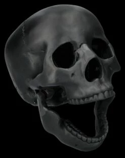 Totenkopf Schwarz - Beweglicher Unterkiefer -FIGUREN Verkäufe 2D FS26931 Totenkopf schwarz Beweglicher Unterkiefer 8 1280x1280