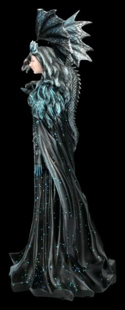 Magierin Figur Schwarz - Dark Queen Mit Drache -FIGUREN Verkäufe 2D FS26959 Elfen Figur schwarz Dark Queen mit Drache 2 1280x1280