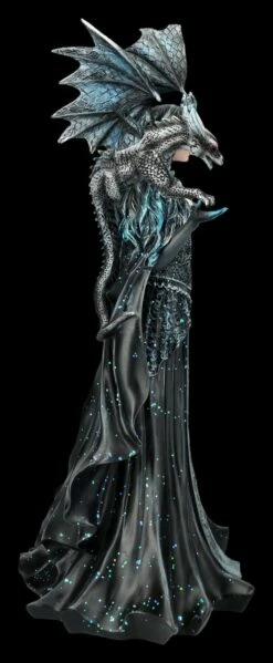 Magierin Figur Schwarz - Dark Queen Mit Drache -FIGUREN Verkäufe 2D FS26959 Elfen Figur schwarz Dark Queen mit Drache 4 1280x1280