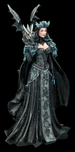 Magierin Figur Schwarz - Dark Queen Mit Drache -FIGUREN Verkäufe 2D FS26959 Elfen Figur schwarz Dark Queen mit Drache 5 1280x1280