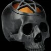 Totenkopf Schatulle Schwarz - Pentagramm Skull