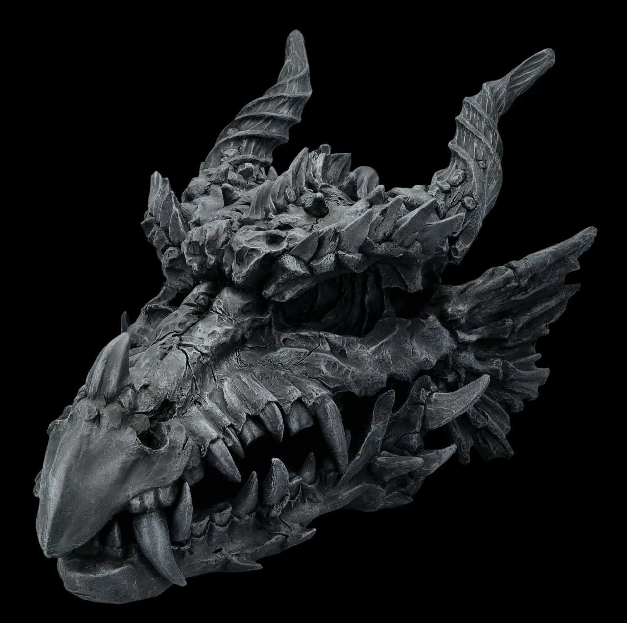 Riesen Drachenschädel Schwarz 8 Riesen Drachenschädel Schwarz – Bild 6