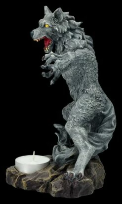 Werwolf Figur Steht Vor Teelicht -FIGUREN Verkäufe 2D FS27028 Werwolf Figur steht vor Teelicht 2 1280x1280
