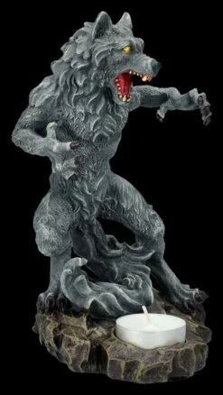 Werwolf Figur Steht Vor Teelicht -FIGUREN Verkäufe 2D FS27028 Werwolf Figur steht vor Teelicht 5 1280x1280