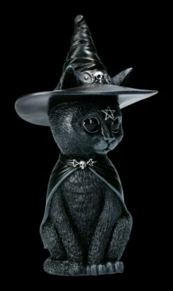 NEMESIS NOW Okkulte Katzenfigur Mit Hexenhut - Purrah -FIGUREN Verkäufe 2D FS44483 Okkulte Katzenfigur mit Hexenhut 1 1280x1280