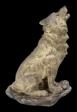 Heulende Wolf Figur - Der Ruf Im Sturm Grau 13 Heulende Wolf Figur - Der Ruf Im Sturm Grau -FIGUREN Verkäufe 2D FS822 Heulende Wolf Figur Der Ruf im Sturm grau 1 1280x1280