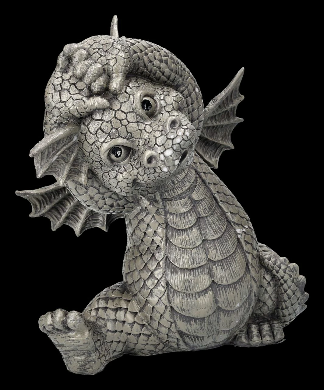 Gartenfigur - Drache Wärmt Sich Auf 4 Gartenfigur - Drache Wärmt Sich Auf – Bild 2