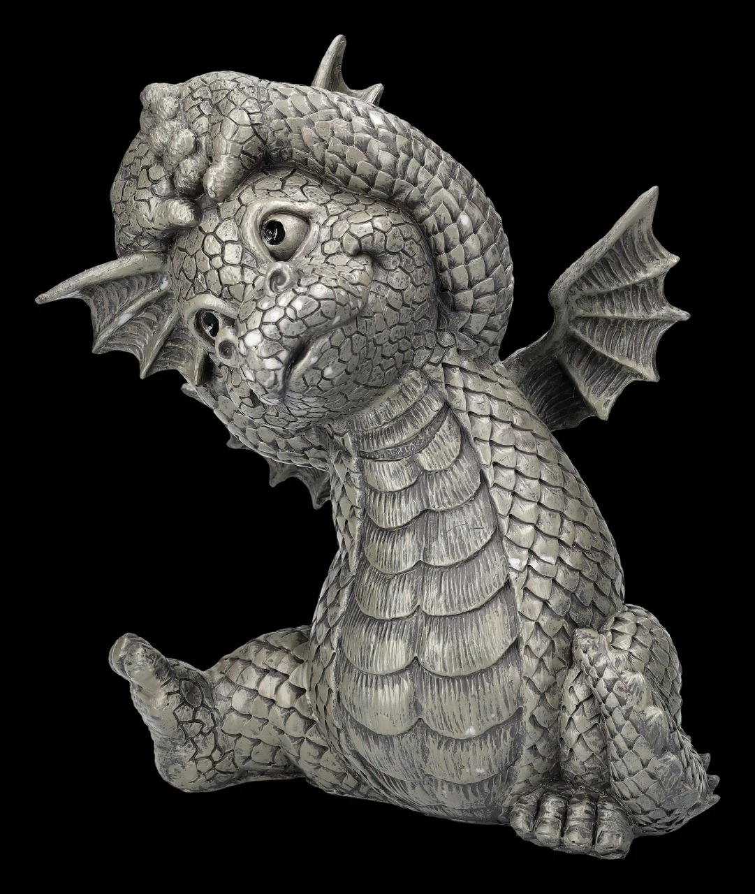 Gartenfigur - Drache Wärmt Sich Auf 5 Gartenfigur - Drache Wärmt Sich Auf – Bild 3