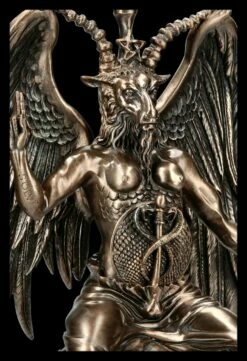 Baphomet Figur - Bronziert Groß -FIGUREN Verkäufe 2D ML12478 Baphomet Figur bronziert gross 2 1280x1280