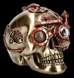 Steampunk Totenkopf Schatulle - Observation