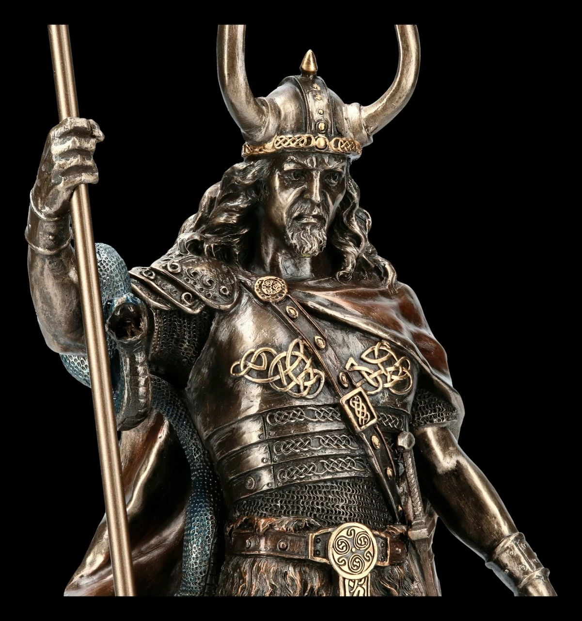 Loki Figur - Germanischer Gott Mit Fenriswolf 8 Loki Figur - Germanischer Gott Mit Fenriswolf – Bild 6