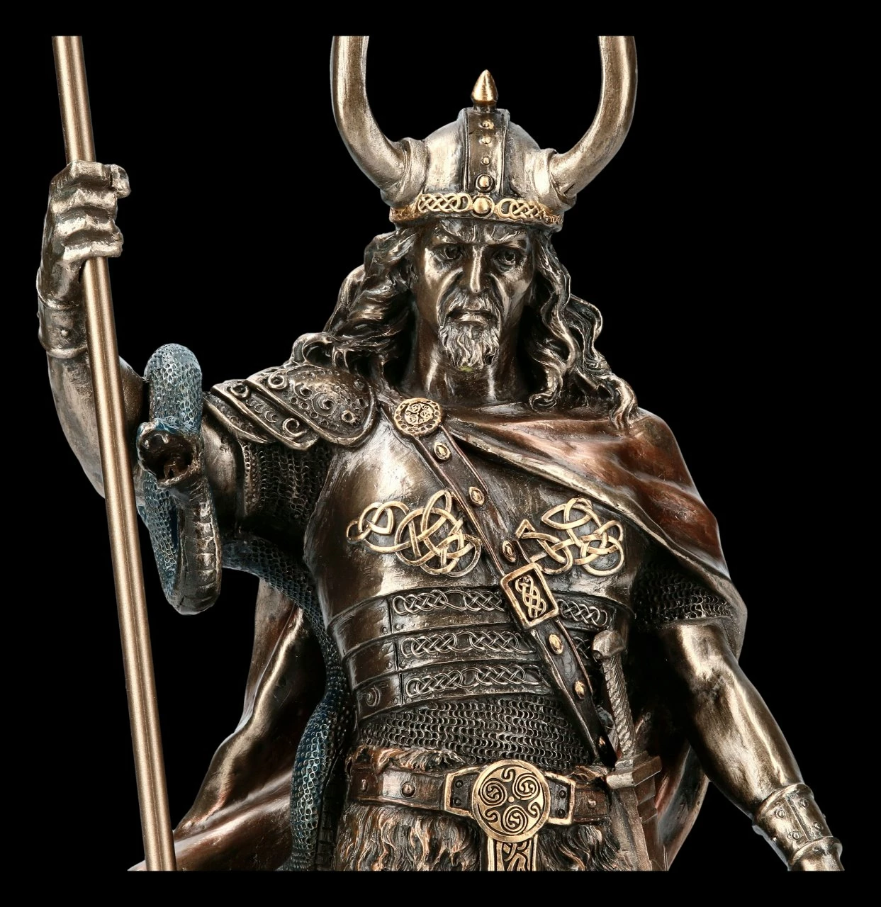 Loki Figur - Germanischer Gott Mit Fenriswolf 9 Loki Figur - Germanischer Gott Mit Fenriswolf – Bild 7