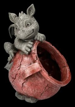 Garten Figur - Drache Auf Blumentopf Links 16 Garten Figur - Drache Auf Blumentopf Links -FIGUREN Verkäufe 2D ML7679 Ersatzbilder 6 1280x1280