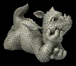 Gartenfigur - Drache Träumt Vor Sich Hin -FIGUREN Verkäufe 2D ML9374 Ersatzfotos 8 1280x1280