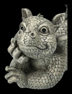 Gartenfigur - Drache Träumt Vor Sich Hin -FIGUREN Verkäufe 2D ML9374 Ersatzfotos 9 1280x1280