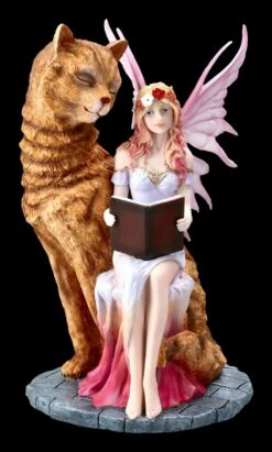 Elfen Figur - Studa Mit Großer Katze