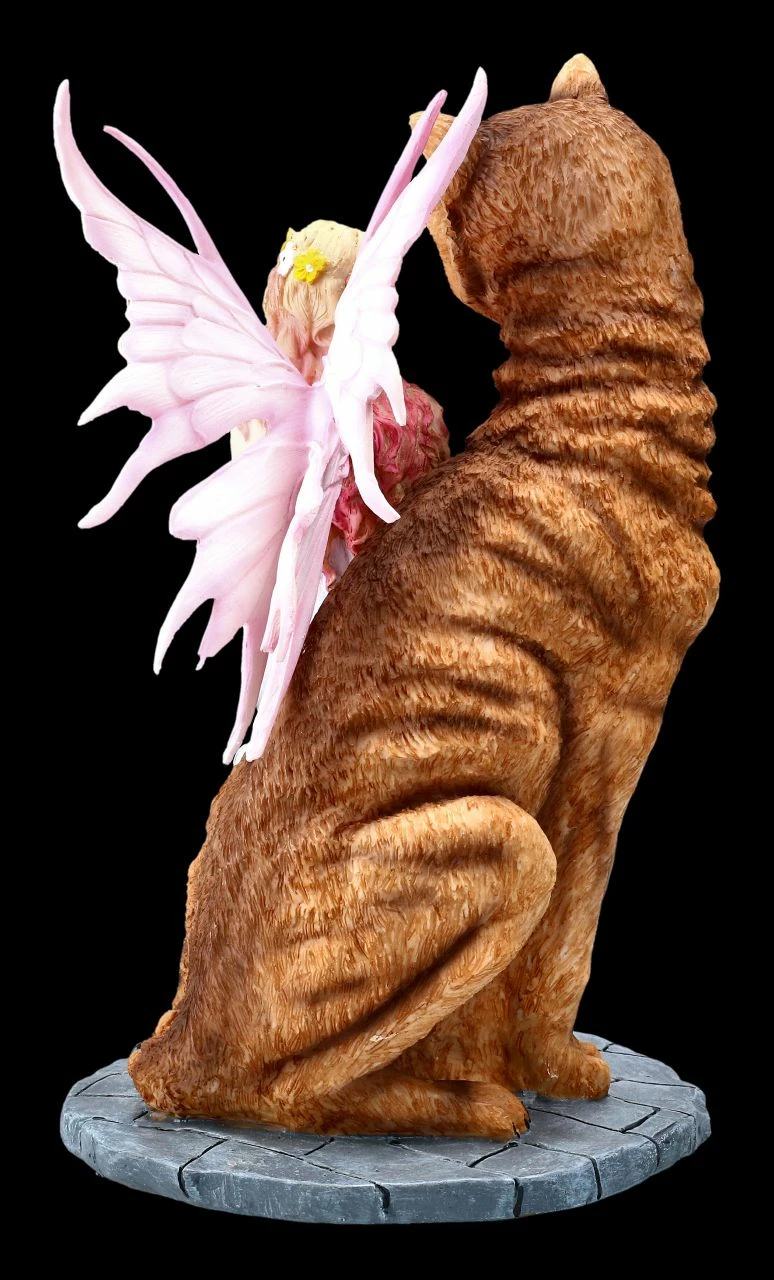 Elfen Figur - Studa Mit Großer Katze 6 Elfen Figur - Studa Mit Großer Katze – Bild 4