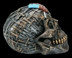 Totenkopf Mit Schwertern - Battle Skull -FIGUREN Verkäufe 2D Totenkopf mit Schwertern Battle Skull 2 1280x1280