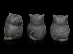 NEMESIS NOW Drei Dicke Katzen Figuren - Nichts Böses -FIGUREN Verkäufe 3 Dicke Katzen Figuren Nichts Boeses 3 1280x1280