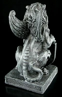 Geflügelter Löwe Mit Schild -FIGUREN Verkäufe 5858 2 lion gargoyle 2 1280x1280