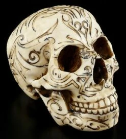 Totenkopf Mit Tribals