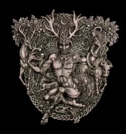 Wandrelief - Keltischer Gott - Cernunnos