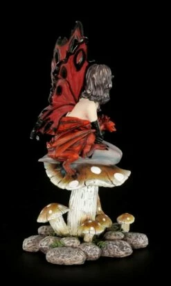 Elfen Figur - Haleone Mit Drachenbaby Auf Pilz -FIGUREN Verkäufe 6686 5 elfe drachen pilz rot 5 1280x1280