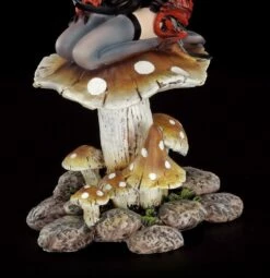 Elfen Figur - Haleone Mit Drachenbaby Auf Pilz -FIGUREN Verkäufe 6686 9 elfe drachen pilz rot 9 1280x1280