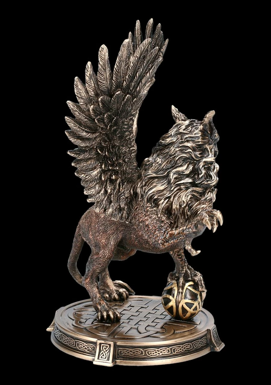 Greif Figur Auf Runder Base 8 Greif Figur Auf Runder Base – Bild 6