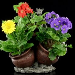 Garten Figur - Drei Drachen Mit Blumentöpfen -FIGUREN Verkäufe 7680 7 blumentoepfe 7 1280x1280