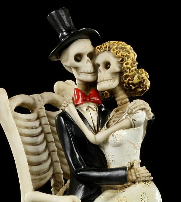 Skelett Figur - Brautpaar - In Guten Wie In Schlechten Tagen 7 Skelett Figur - Brautpaar - In Guten Wie In Schlechten Tagen – Bild 5