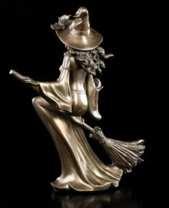 Hexen Figur - Hexe Reitet Auf Besen -FIGUREN Verkäufe 9354 2 witch figurine 2 1280x1280
